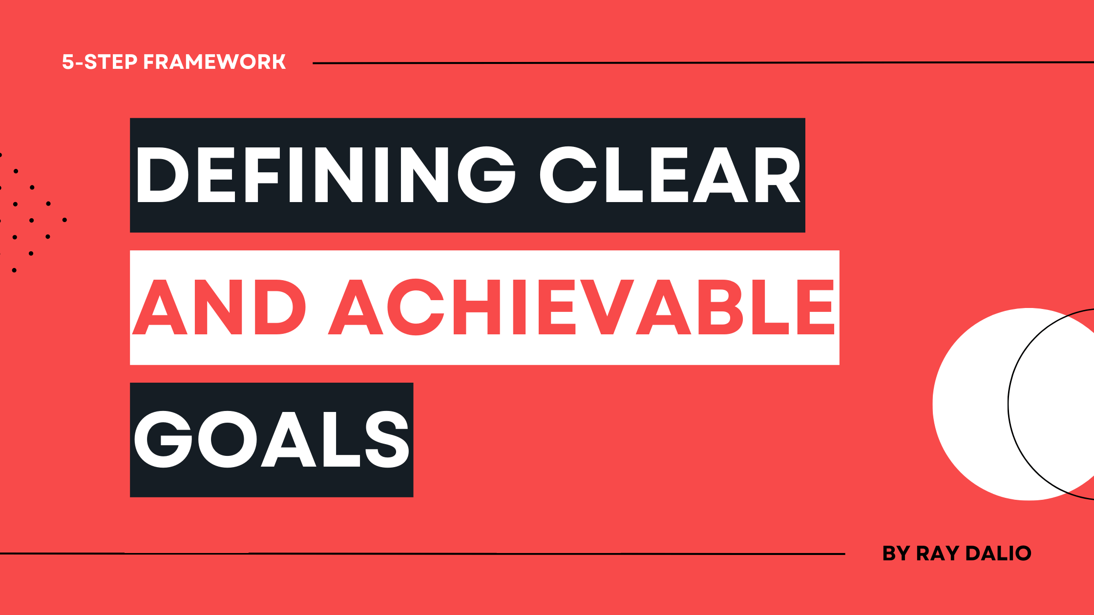 Step 1 - Defining Clear and Achievable Goals 