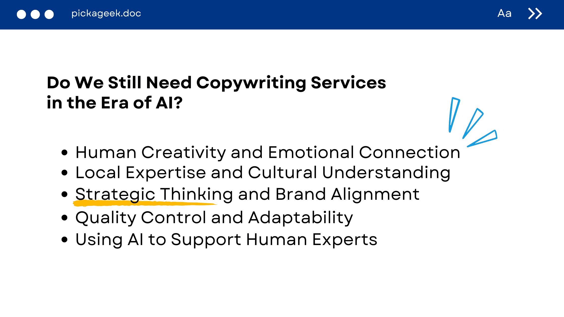 Do We Still Need Copywriting Services in the Era of AI?