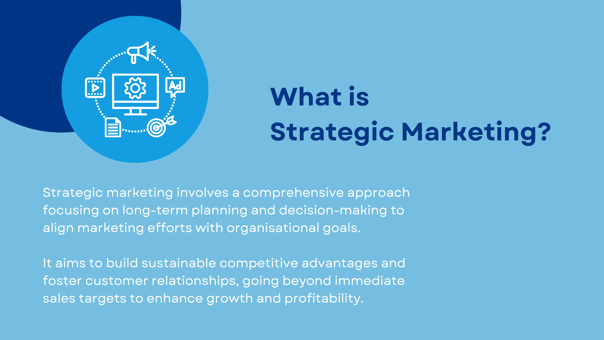 what is strategic marketing?
